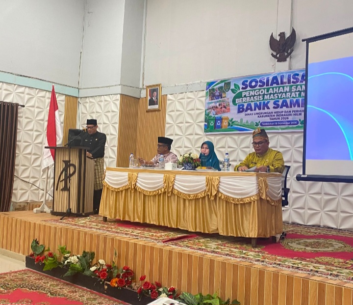 DLHP Inhil Laksanakan Sosialisasi Pengelolaan Sampah Melalui Bank Sampah