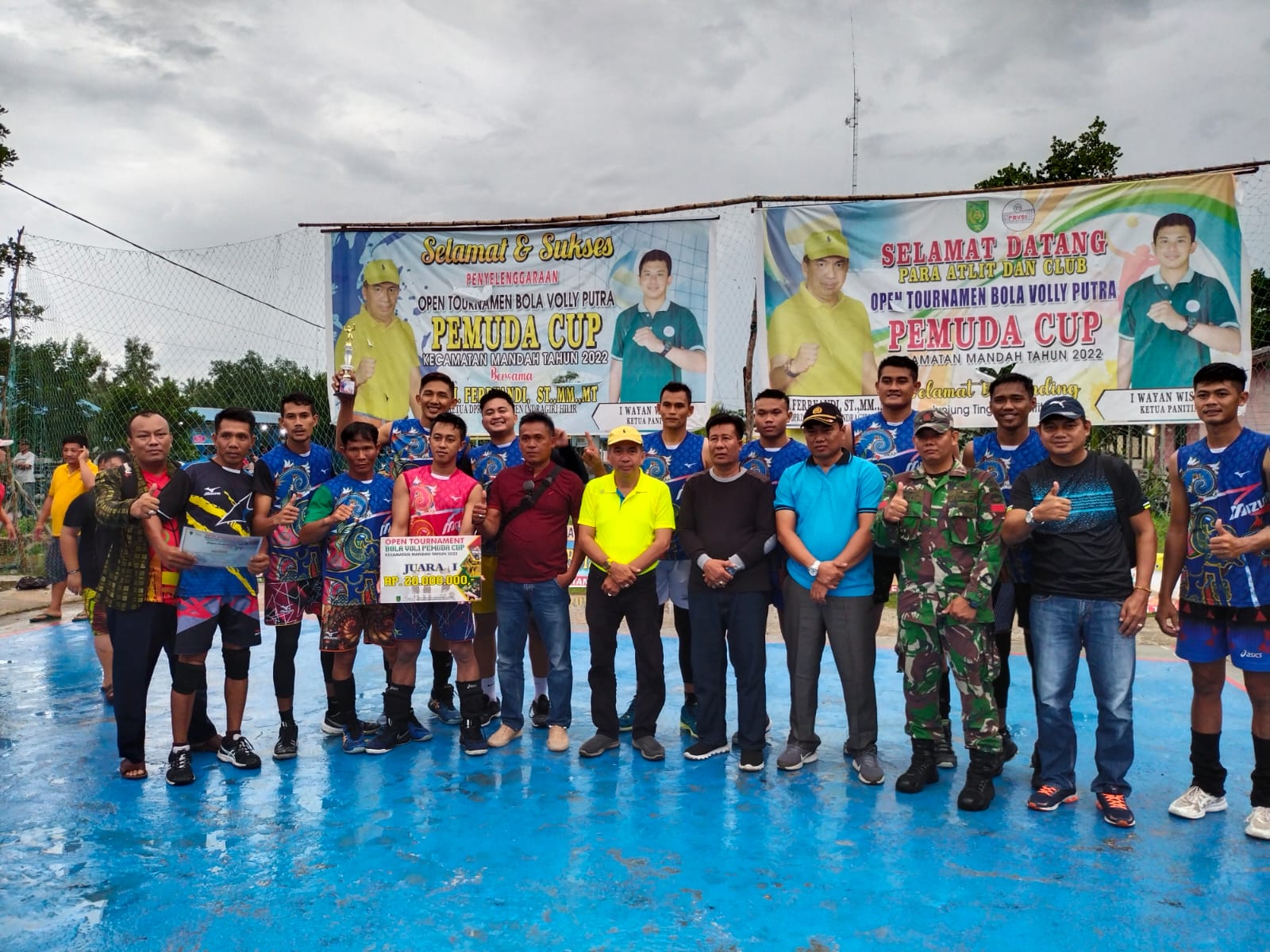 Dengan Latar Rumah Kuning Bersejarah Ferryandi Tutup Open Turnamen Pemuda Cup Kecamatan Mandah