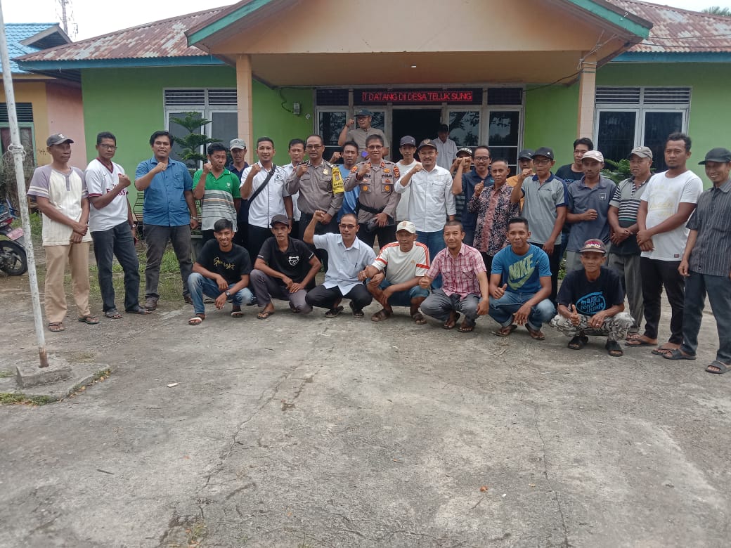 Kunjungi Desa-desa, Kapolsek GAS Lakukan Silahturranmi dan Berikan Himbauan Kamtibmas