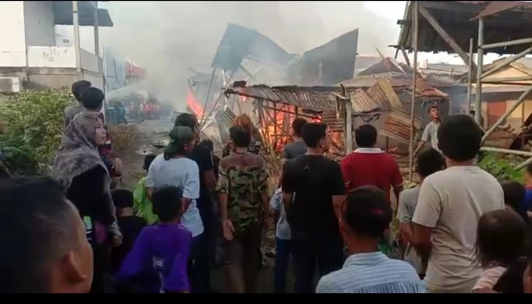 Penyebab Kebakaran Pasar Pagi Tembilahan Masih Diselidiki, Polisi Sebut Tidak Ada Instalasi Listrik di TKP