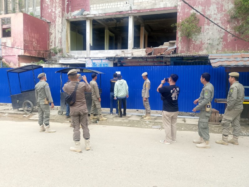 Pemagaran Plaza Tembilahan Selesai Dikerjakan, Pemda Inhil Tegaskan Pengamanan Aset Daerah