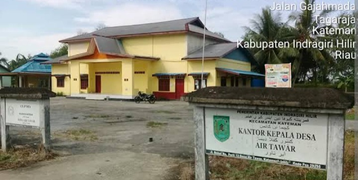 Meski Dianggarkan Setiap Tahun, Progres Pembangunan Kantor Desa Air Tawar Tidak Terlihat