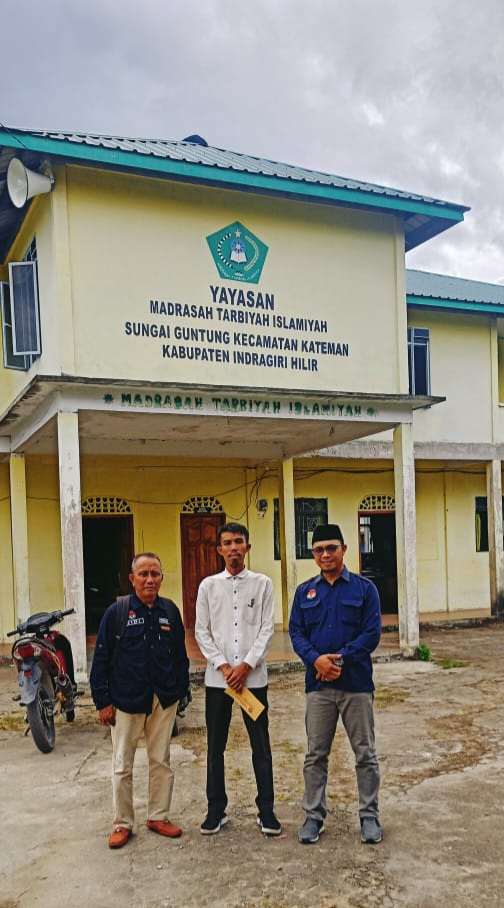 KPU Inhil Tinjau Madrasah Tarbiyah Islamiah Guntung Untuk Persiapan Rekrutmen Anggota PPK