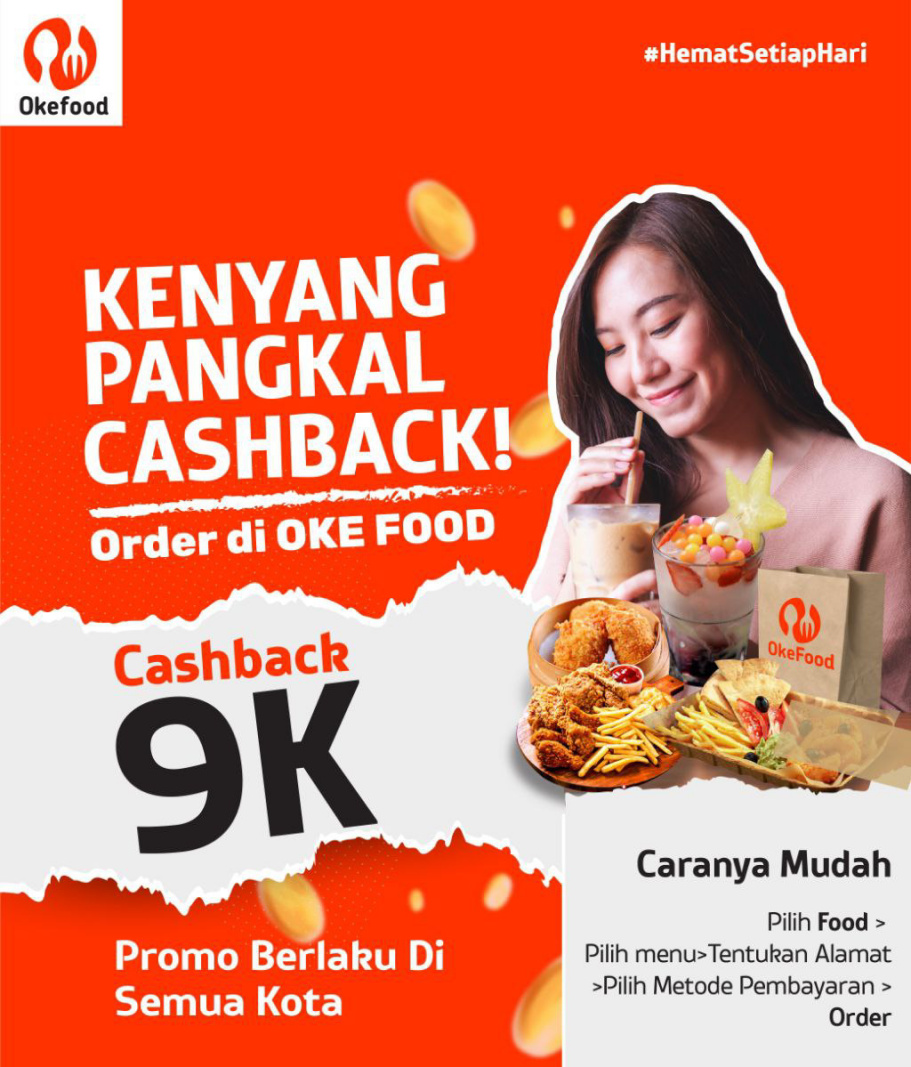 Okejek Promo Lagi, Kali ini Cashback Oke Point hingga Rp 9.000