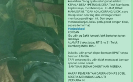 Diduga Bantuan BLT Tidak Tepat Sasaran di Desa Teluk Kiambang, Kades Enggan Dikonfirmasi