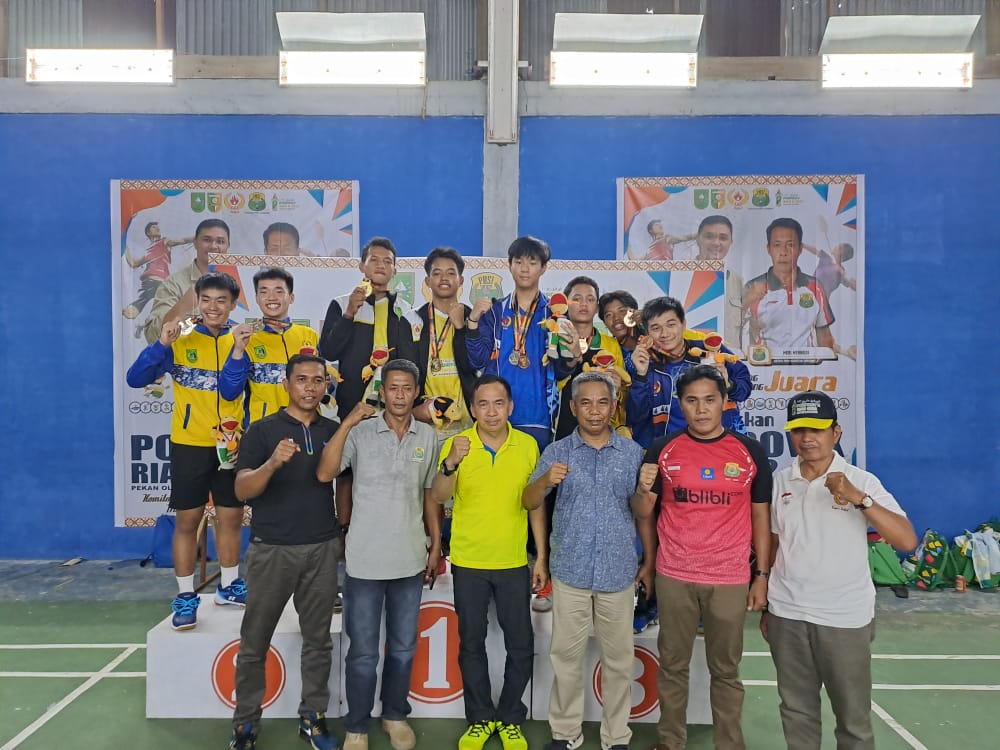 Lebihi Target, Ferryandi: Cabor Badminton Inhil Raih 4 Emas dan 1 Perunggu Pada Porprov Riau 2022