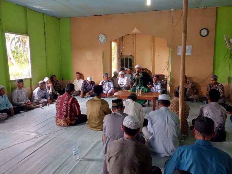 Warga Dusun Sialang Desa Sebatu Lakasanakan Isra' Mi'raj Nabi Muhammad SAW 1445 Hijriah