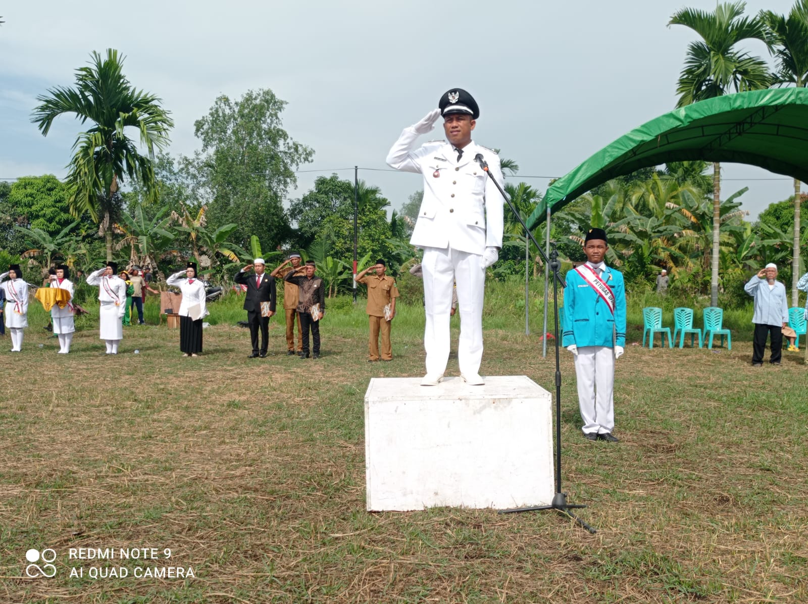Peringatan HUT RI ke 77, Pemerintah Desa Bagan Jaya Gelar Upacara Bendera dan Berbagai Lomba