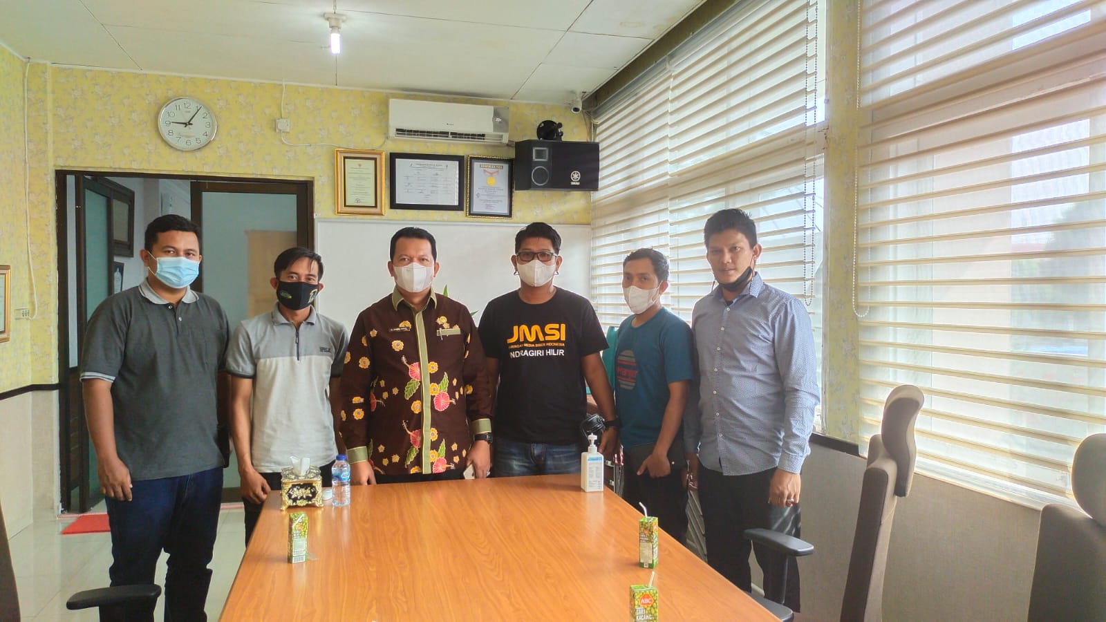 Jalin Silahturrahmi, JMSI Inhil Lakukan Kunker ke Dinas Kesehatan Provinsi Riau