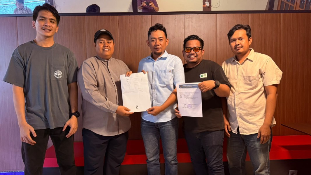 Ragil Hadiwibowo Resmi Daftar Bakal Calon Ketua PWI Inhil Periode 2026-2029