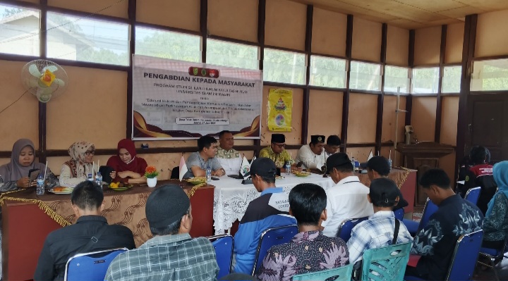 Dosen PH UNISI Gelar PKM di Maqam Ulama Kharismatik Inhil Syekh Abdurrahman Sidiq