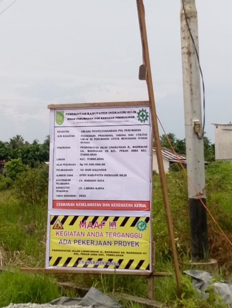 Pembangunan Jalan Madrasah Ujung, Dinilai Tidak Tepat Sasaran