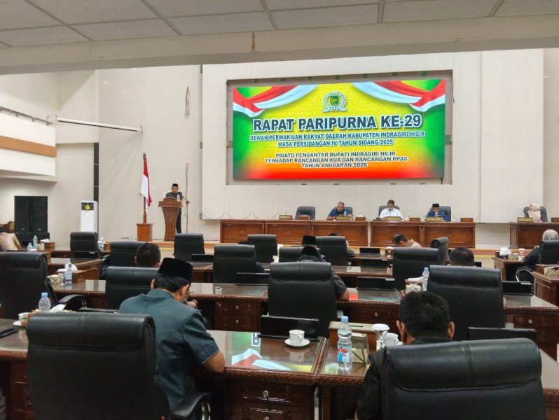 Pemkab Inhil Baru Serahkan Draft KUA PPAS, Pengesahan APBD 2026 Dipastikan Terlambat