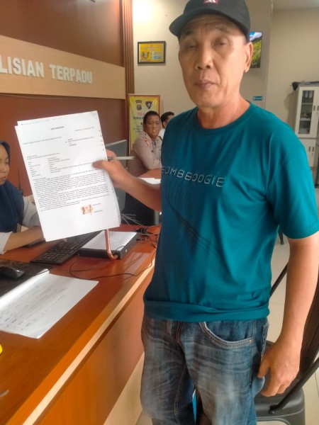 Ali Laporkan 5 Orang Dugaan Intimidasi Eksekusi Agunan BRI ke Polisi