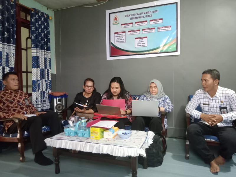 Kemenkumham Wilayah Riau Verifikasi Faktual LBHK Markfen Justice